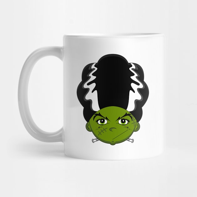 Cartoon Bride of Frankenstein by markmurphycreative